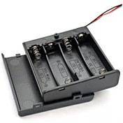 Resim Ic-233F 4 Lü Pil Kutusu Kapakli Swiçli (Aa) 