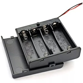 Resim Ic-233F 4 Lü Pil Kutusu Kapakli Swiçli (Aa) 