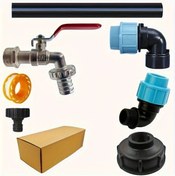 Resim Willowhaven Kırmızı Su Depolama Tankı: Dayanıklı Pe, Esnek Boru, Sızdırmaz Bağlantı Ve Çoklu Musluk 