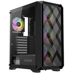Resim Fazeon F4e650bbm 650w 80 Plus Bronze Mesh 4x120mm Argb Fanlı Atx Kasa 