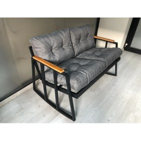 Resim 2'li Sallanan Sandalye Tv Koltuğu Kafe-Balkon-Mutfak-Berjer-Ofis Sallanır Çiftli Koltuk Miami 
