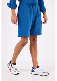 Resim Buratti Pamuklu Regular Fit Cepli Müslin Erkek Short Cf24S657802 Saks 