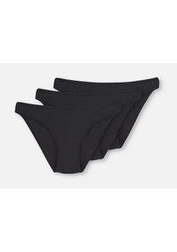 Resim 3 Lü Paket Dagi Bayan Düşük Bel İzsiz Slip Külot 5101kc Siyah 