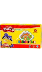 Resim Hsc Bilişim Play-Doh 12 Renk Pastel Boya 