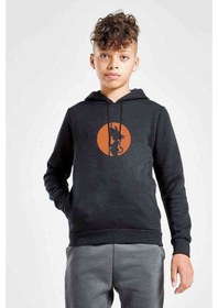 Resim Dragon Ball Baskılı Unisex Çocuk Kapüşonlu Siyah Sweatshirt (534655747) Siyah 
