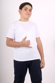 Resim çiko kids Unisex 1 Adet Düz Jogger Eşofman Altı Ve 1 Adet Düz Pamuklu Basic T-shirt 