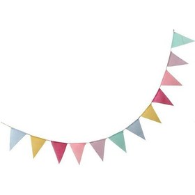 Resim Flama Bayrak Üçgen Şekilli Ev Dekorasyonu Keten Malzemesi 4m Topl Diğer 