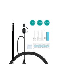 Resim Singree 3ü1 Arada Usb Kulak Temizleme Endoskop Led Işık 03mp Görüntülü Kulak Çubuğu Kulak Kiri Temizleyici Otg Android Micro Usb Pc 