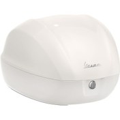 Resim Vespa Primavera/Sprint Parlak Beyaz Top Case-Çanta 32LT (Bianco Color Vibe, Bianco B04) / PIAGGIO 