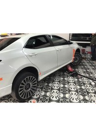 Resim Toyota Corolla Uyumlu Twin Yan Marşpiyel Seti Abs Plastik Astarlı 2013 
