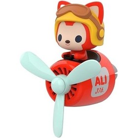 Resim Sevimli Karikatür Uçak Araba Parfüm Fanı Al 