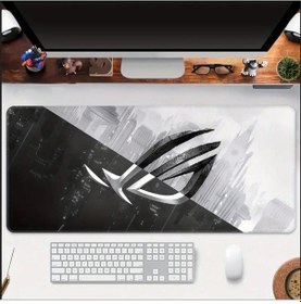 Resim 70x30 Cm Asus Model Temalı Kaydırmaz Taban Speed Yüzey Oyuncu Mouse Pad Gaming 