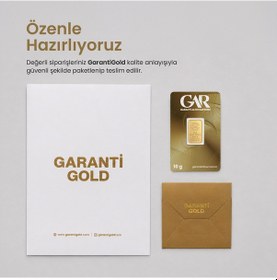 Resim Garanti Gold 10 Gr Külçe Altın 