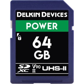 Resim Delkin 64gb Power Uhs-ıı (v90) Sdxc Hafıza Kartı 