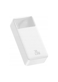 Resim Baseus PPBD050402 Bipow Overseas Edition Dijital Ekranlı 20W 30.000 mAh Powerbank Beyaz 