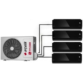 Resim Arçelik Mirror 24000 BTU 1 Dış + 4 İç Ünite (9+9+9+9) Duvar Tipi Multi Inverter Klima 