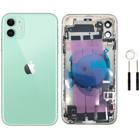 Resim instatech Apple Iphone 11 Dolu Kasa + Montaj Seti Hediye - Yeşil 