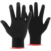 Resim G2-2pcs Mobil Oyun Parmak Ucu Eldiven Pubg Gamer İçin Sweatproof Kaymaz Dokunmatik Ekran Parmak Kol Nefes Oyun Parmak Kapağı 
