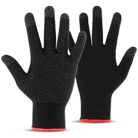Resim G2-2pcs Mobil Oyun Parmak Ucu Eldiven Pubg Gamer İçin Sweatproof Kaymaz Dokunmatik Ekran Parmak Kol Nefes Oyun Parmak Kapağı 
