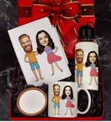 Resim Ejoya Kişiye Özel Karikatür Tasarım Hediye Paketi 96669 