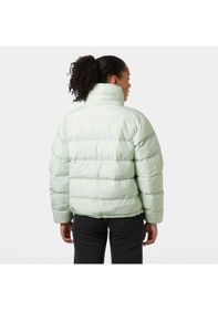 Resim Helly Hansen Yu 23 Reversible Puffer Kadın Beyaz Dik Yaka Mont Beyaz 