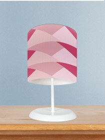 Resim Mekta Home Bebek Ve Çocuk Odası Geometrik Desenli Abajur 