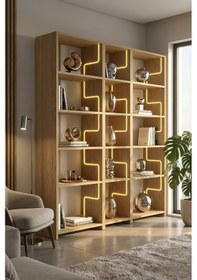 Resim Labirent Ledli Açık Kitaplık Matisse 