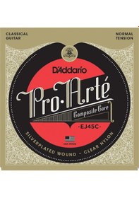 Resim D'addario Ej45c Pro-arte Serisi Klasik Gitar Tel Seti Normal Tension 