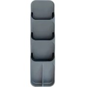 Resim 5 Bölmeli Gri Çekmece Kaşıklık, Düzenleyici ve Pratik Organizer 