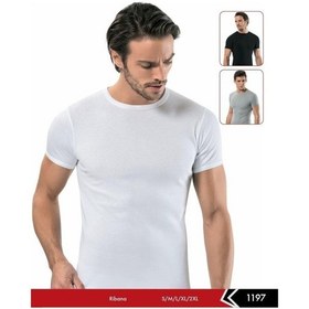Resim 3'Lü Erdem 1197 Ribana Sıfır Yaka Erkek Fanila 