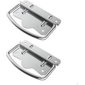Resim 2 Parça Katlanır Kollar, Dolap Kaldırma Halkaları Çekme Kolu Donanım Alet Aksesuarları Metal Katlanabilir 8cmx5.5cm 