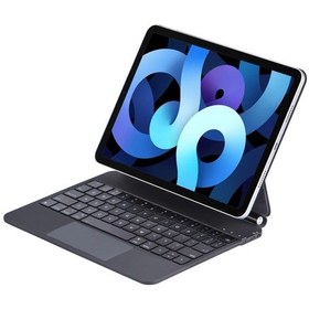 Resim İpad Uyumlu Pro 13 2024 Kılıf X9p Magic Manyetik Klavyeli Tablet Kılıfı - Siyah Diğer 