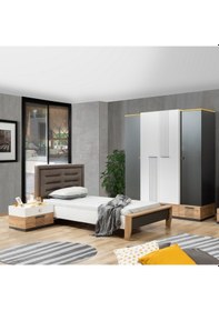 Resim Relax Genç Odası, Dolap Karyola Komodin 