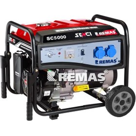 Resim Senci Sc 5000 İpli 5 Kva Monofaze Benzinli Jeneratör 