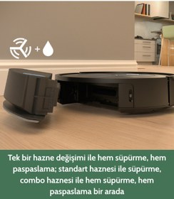Resim iRobot Roomba Combo J5 Akıllı Robot Süpürge Ve Paspas 