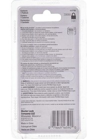Resim Master Lock, Pirinç, Asma Kilit, Proseries 2-1/4 Inç Genişliğinde 