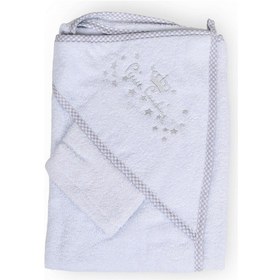 Resim Pierre Cardin Kundak Banyo Havlusu - Gri 