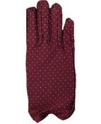 Resim Bordo Renk Puanlı Çocuk Eldiveni 
