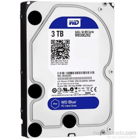 Resim Wd WD30EZRZ 3 TB Blue 3,5'' 64 MB 5400 Rpm Harddisk 