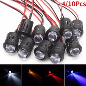 Resim 4/10 adet Yeni 12V 10Mm LED Dijodlar, DIY Ev Dekorasyonu için Önceden Bağlantılı. 