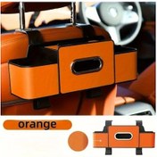 Resim Xuweiwei Orange Multifonksiyonel Araç Organizer Arka Koltuk Çanta Askılı Cep Telefonu Tutucu 