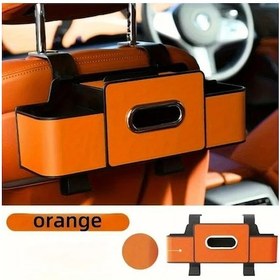Resim Xuweiwei Orange Multifonksiyonel Araç Organizer Arka Koltuk Çanta Askılı Cep Telefonu Tutucu 