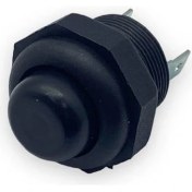 Resim Emas Buton (Fişli) (22 Mm) Siyah 