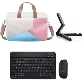 Resim Lenovo Uyumlu Tab M10 Tb-x306f İçin Çanta + BT Klavye + Mouse + Stand AL4233 