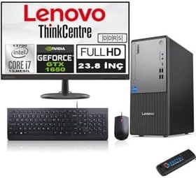 Resim Lenovo Thinkcentre Neo 50T G5 I7 13700 64 GB 1 TB SSD 23.8" Monitör FreeDOS GTX1650 16502412UB000LTRF23 - Zetta USB 