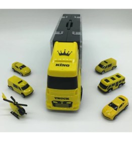 Resim King Toys 6 Mini Araç ve Taşıyıcı Kamyon Sarı Lal 2017 