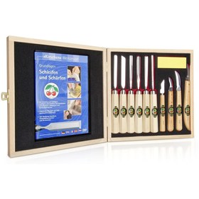 Resim Kirschen Two Cherries Ahşap Yontma ve Oyma Seti 11 Parça DVD'li 