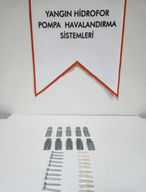 Resim 10 Adet Yangın Tüpü Askı Aparatı Metal 