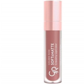 Resim Golden Rose Soft&Matte Creamy Lipcolor-Likit Mat Ruj No:107 