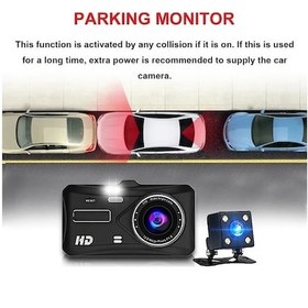 Resim Createtech Araba Hd 1080p Dash Kamera, Dokunmatik Gece Görüş, Kamera Araba Dvr Only Kullanıcı Yönlendirmeli Dashcam-b12 